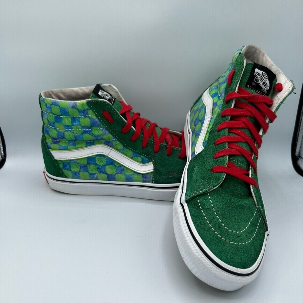 Vans Mens Sk8-Hi Awake New York Green Retro Suede Size 9.5 VN0A5HV7VS